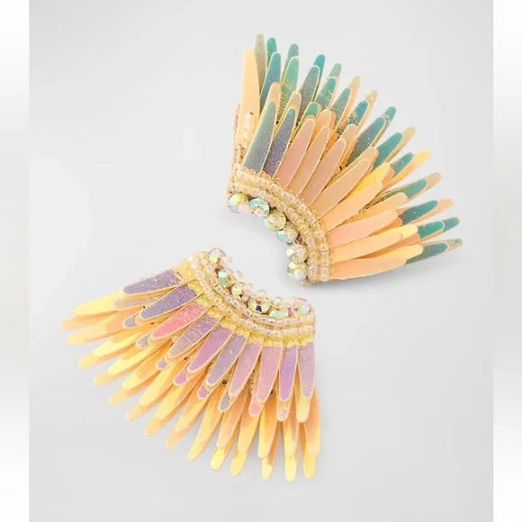 πΊπHPππΊ NWT Mignonne Gavigan Mini Madeline Earrings Sunset - Picture 14 of 16